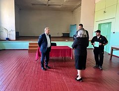 Глава Аркадакского района Николай Луньков с рабочим визитом побывал в Баклушах 