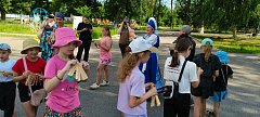  В аркадакском  городском парке отметили День косоворотки