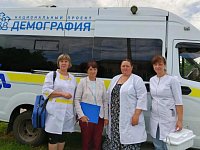 Аркадакские медики обследовали  Малиновских жителей 