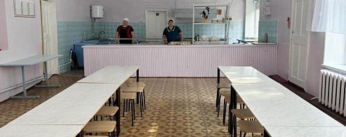 Школьная столовая в селе Росташи полностью готова к началу учебного года