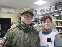 Житель села Красное Знамя Иван Луничкин вернулся из армии