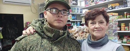 Житель села Красное Знамя Иван Луничкин вернулся из армии