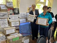 Аркадакские женщины посетили бойцов в госпитале