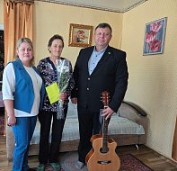 В День пожилого человека  аркадакцы принимали поздравления