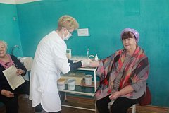 Медицинские работники из районного центра обследовали жителей села Алексеевки
