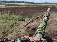 Экипаж танка Т-72Б3 уничтожил опорные пункты ВСУ 