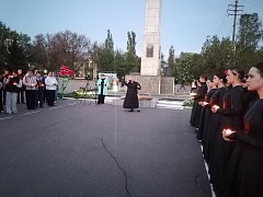 Аркадакцы зажгли свечи в память о погибших воинах Великой Отечественной