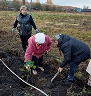 В селе Красное Знамя появилось ещё одно благоустроенное место