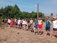 На Красноярском пляже состоялся турнир по волейболу