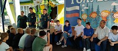 Для отдыхающих в «Голубой ели» детей проведён мастер-класс по оказанию первой помощи и пожарной безопасности