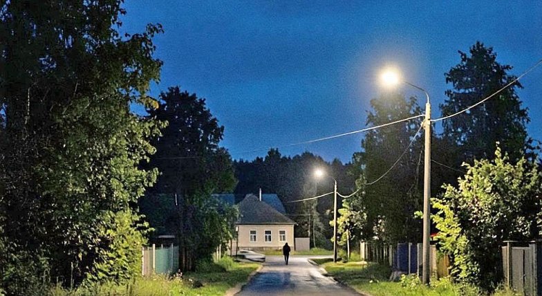 На двух улицах в селе Ольшанка установят четырнадцать новых фонарей