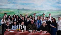 Боец Александр Милованов ответил на вопросы аркадакских школьников 