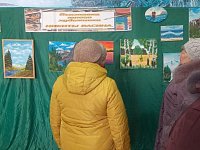 В Росташовском сельском Доме культуры была организована выставка творческих работ Никиты Васина