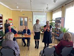 В Аркадакской центральной библиотеке прошла встреча с женщинами города и района с активной гражданской позицией