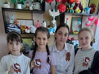 Юные аркадакцы присоединились к Всероссийской акции «Георгиевская лента»