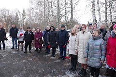 На здании Краснознаменской школы открыли мемориальную доску герою спецоперации  Марютину Игорю 