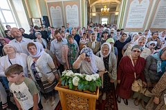 Владыка Варсонофий совершил Божественную литургию в Малиновке 