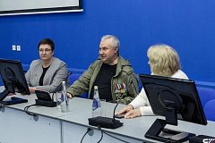 Военкор НТВ встретился с молодёжью Саратова