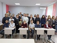 Накануне Дня Победы росташовские школьники встретились с участником спецоперации Егором Бирючковым