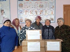 Жители села Кистендей собрали гуманитарную помощь для военнослужащих