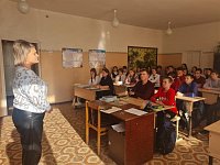Представители Аркадакского техникума сельского хозяйства  в рамках профориентационной работы посетили  городские школы