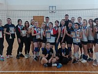 В женском волейбольном турнире победили спортсменки из Аркадакского медицинского колледжа