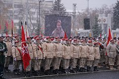   Саратовцы приняли участие в окружном Параде Памяти