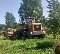 В Беловке приводят в порядок сельское кладбище
