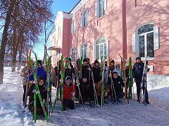 Студенты Аркадакского медицинского колледжа встали на лыжню здоровья