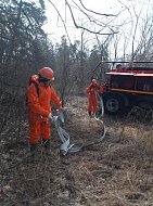 На территории Аркадакского района прошли противопожарные учения