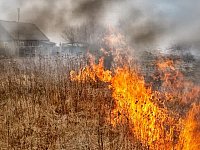 За полгода в районе произошло более ста пожаров