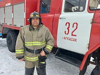 Начальник пожарного караула Анатолий Марков любит свою работу и свою семью