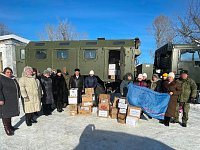 Представители Таманской дивизии привезли в Аркадак трофеи СВО и поблагодарили руководство и волонтёров района за помощь военнослужащим