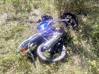 Мотоциклист слетел в кювет под селом Подгорное