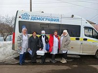 Медики Аркадакского района провели диспансеризацию в селе Малиновка