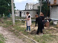 В Аркадаке на субботниках трудились и студенты, и педагоги