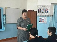 Кистендейские девятиклассники готовятся стать будущими избирателями