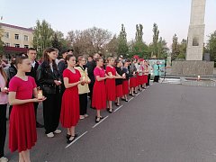 Аркадакцы зажгли свечи в память о погибших воинах Великой Отечественной