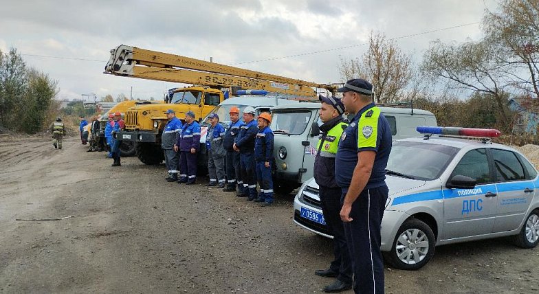 В Аркадакском районе прошла противоаварийная командно-штабная тренировка