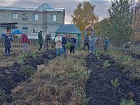 В селе Красное Знамя появилось ещё одно благоустроенное место