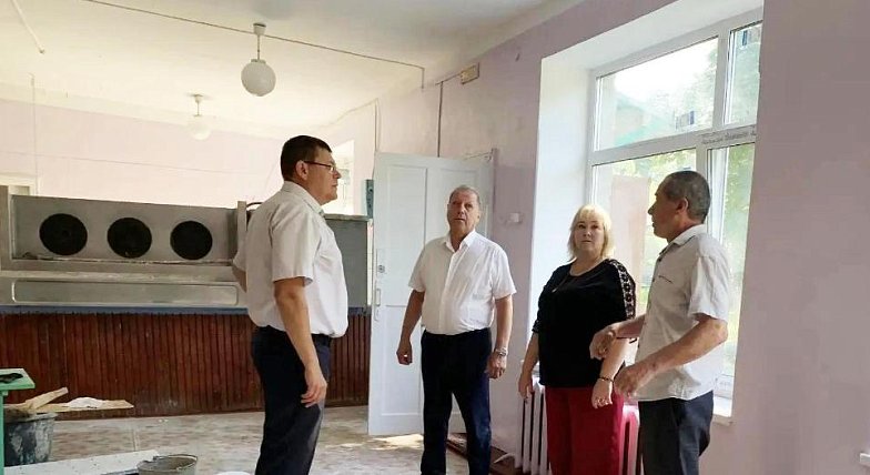 В столовой школы села Росташи сделан ремонт