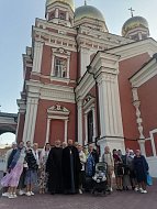 Аркадакцы побывали на Великой службе в Покровском соборе Саратовской Митрополии