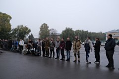 Проводы по мобилизации прошли на центральной площади Аркадака
