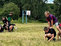 Спортивные соревнования в лагере «Голубая ель» 