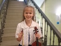 Аркадакская скрипачка Виктория Луконина вернулась с победой с областного конкурса