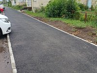 В Аркадаке отремонтирована часть тротуара по улице Каплунова
