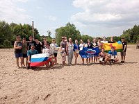 В Красном Яре прошли районные соревнования по пляжному волейболу 
