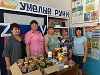 Подгоренские жители отправили бойцам продукты питания