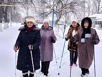 Аркадакские женщины снова взяли в руки лыжные  палки