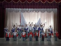 В Аркадаке состоялся патриотический флешмоб от творческих коллективов районного Дома культуры в честь воссоединения Крыма с Россией